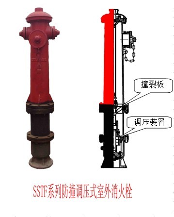 防撞調(diào)壓型室外地上消火栓
